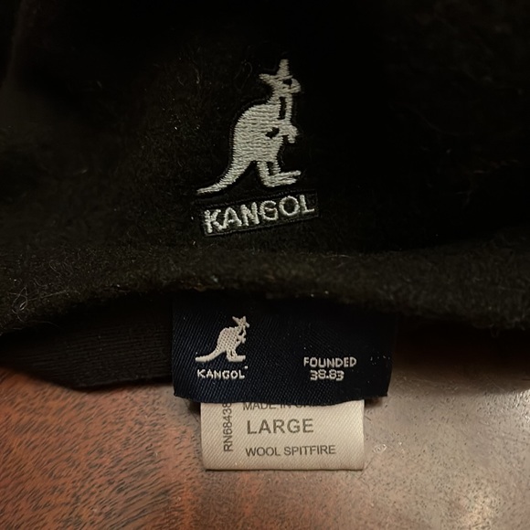 Kangol Wool Flat Cap with Button (Drivers Cap) - Picture 3 of 4